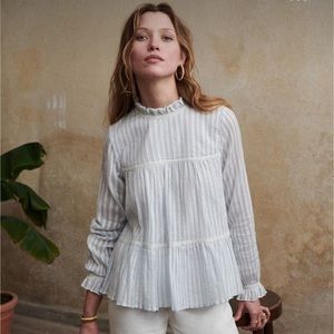 NWT Sezane GABBIE blouse